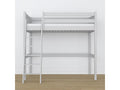 Wooden loft bed N04 Grey 120x200 04052QQAB