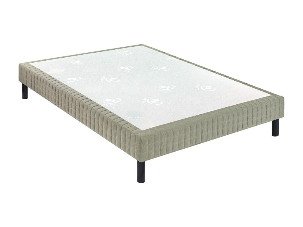 Calmetop medium comfort bed base, dark grey denim, 18 cm thick, Calmetop 2x100x200 51642RHNU