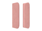 Headboard with wings, Pink, 163x16x78/88 cm, Velvet, 84870JWAE