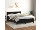 Calmetop bed base with black 140x200 cm velvet mattress 93567QXEL