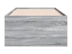 Nidchicshop grey daybed with drawers, 100x200cm, engineered wood, 48180OHMI