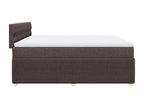 Calmetop bed base with mattress, dark brown, 200x200 cm, 47578RVTI