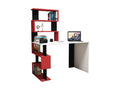 Nidchicshop Desk - White Red Black - 120x60x148.2 cm 70850LFLJ