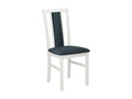 Nidchicshop Chair 157 White - Grey 93x43x40cm Upholstered Wood 97838TZJC