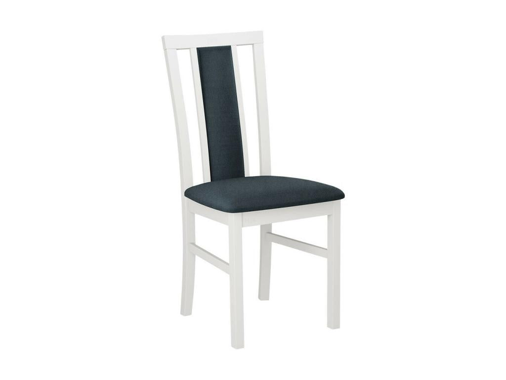 Nidchicshop Chair 157 White - Grey 93x43x40cm Upholstered Wood 97838TZJC