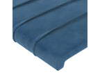 Dark Blue LED Headboard 183x16x78/88 cm Velvet 16180KMBR