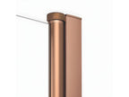 Nidchicshop 60427EMPZ 100cm Brushed Copper Pivot Shower Door