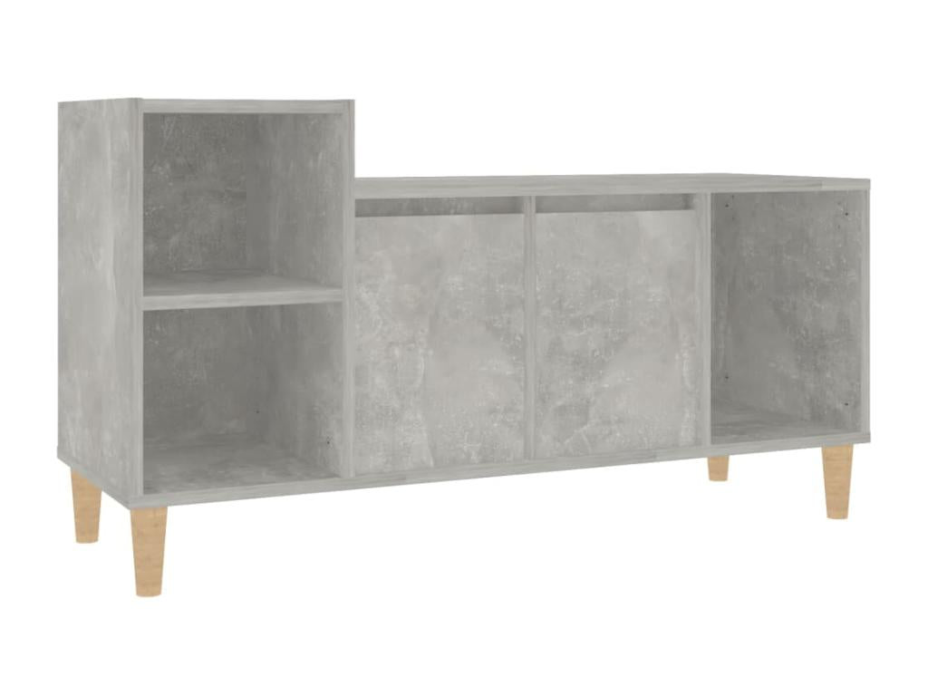 TV stand, concrete grey, 100x35x55 cm, engineered wood, 94976DYKK