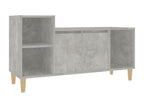 TV stand, concrete grey, 100x35x55 cm, engineered wood, 94976DYKK
