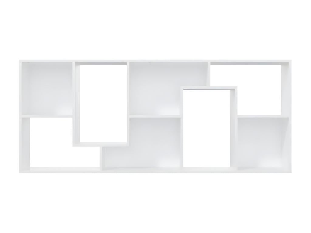 White bookcase, 67x24x161 cm, engineered wood, 94227VPKV