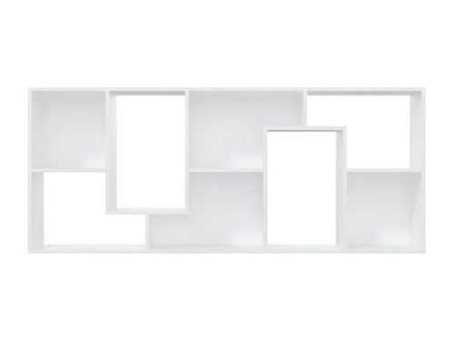 White bookcase, 67x24x161 cm, engineered wood, 94227VPKV