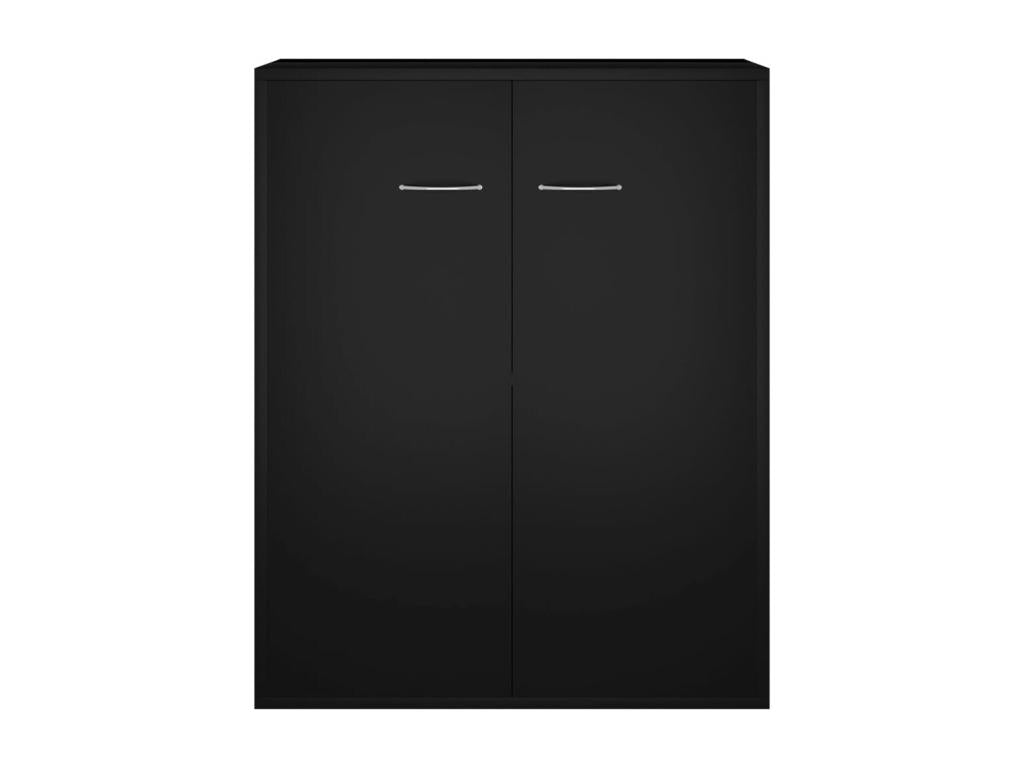 Black Buffet 60x30x75 cm Chipboard 89982HTSE