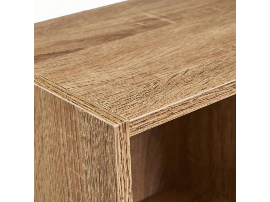 Nidchicshop 4-Tier Shelf, Natural, 30x24x106 cm, 00431DQXT