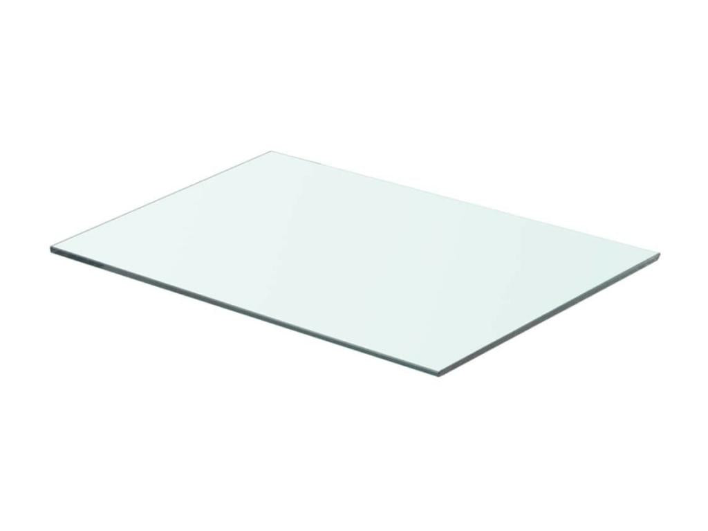 Shelf panels, 2 pcs, Clear Glass, 50x30 cm, 48539QFRR