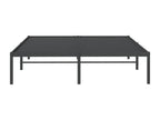 Black metal bed frame 140x200 cm 42355GVGX