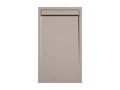 Sand-colored shower tray with slate finish from Nidchicshop - 140x70 cm 83335JKXT