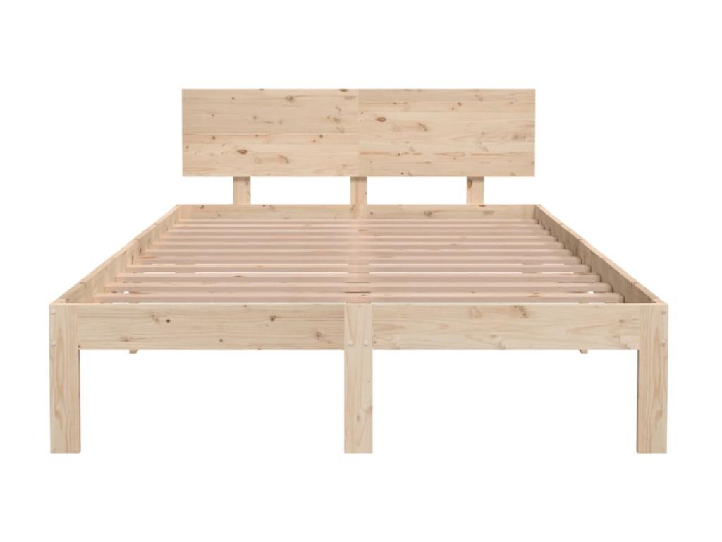 Bed Solid pine wood 120x200 2 20614WELD