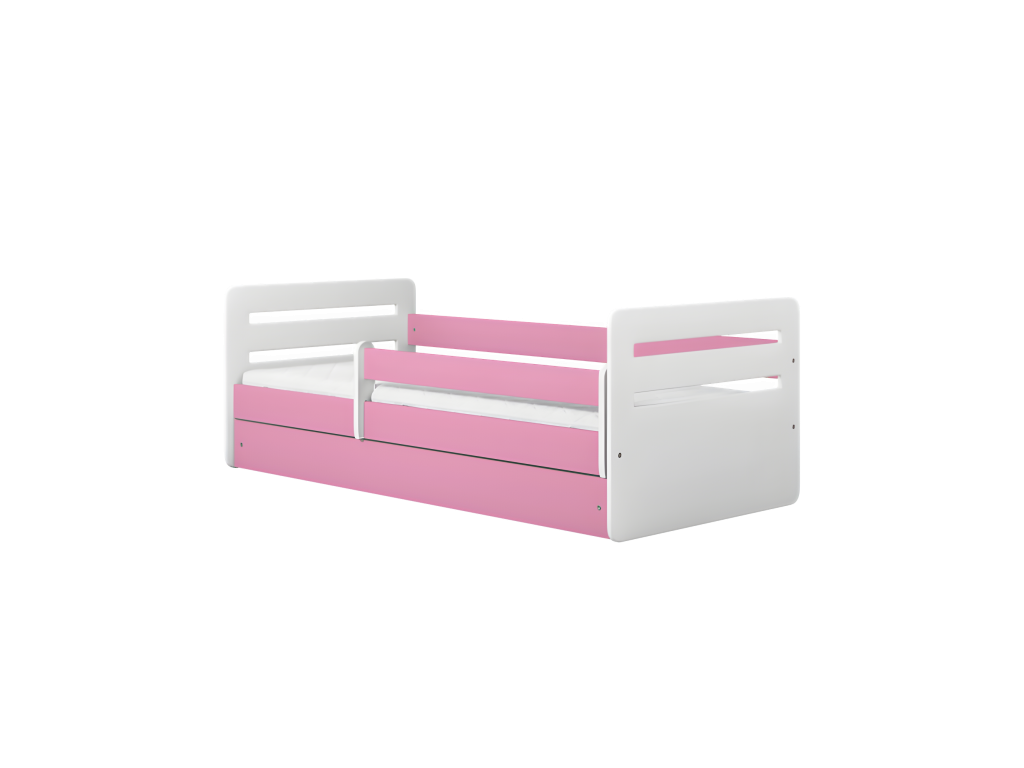 Nidchicshop pink bed without drawer, without mattress, 180/80 95330GSBX