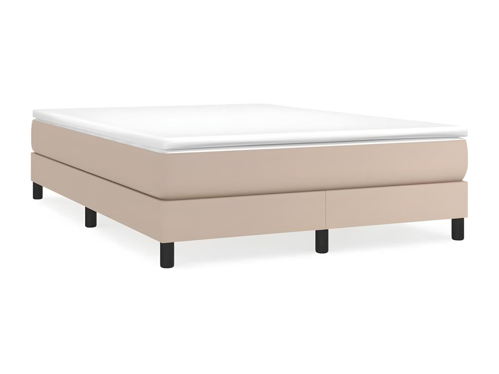 Nidchicshop bed base with Cappuccino mattress 140x200 38027OMZA