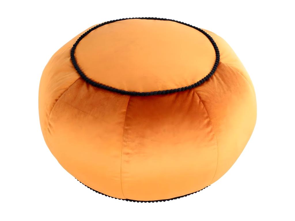 Nidchicshop Round Velvet Pouf 65cm Bronze 58380PYND