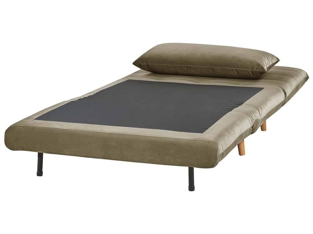 Nidchicshop Olive Green Velvet Sofa Bed 25637NJIF