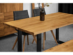 Nidchicshop - Dining table 90x190 in natural oiled wild oak 58611YGGT