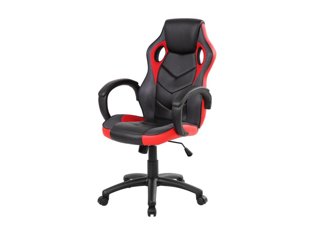 Nidchicshop Gaming Chair, Adult Gaming Chair, Office Chair, 66x61h104/114 cm, Black and Red, 12216TVUC