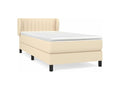 Calmetop bed base with mattress, Cream 80x200 Fabric 67439DXFL