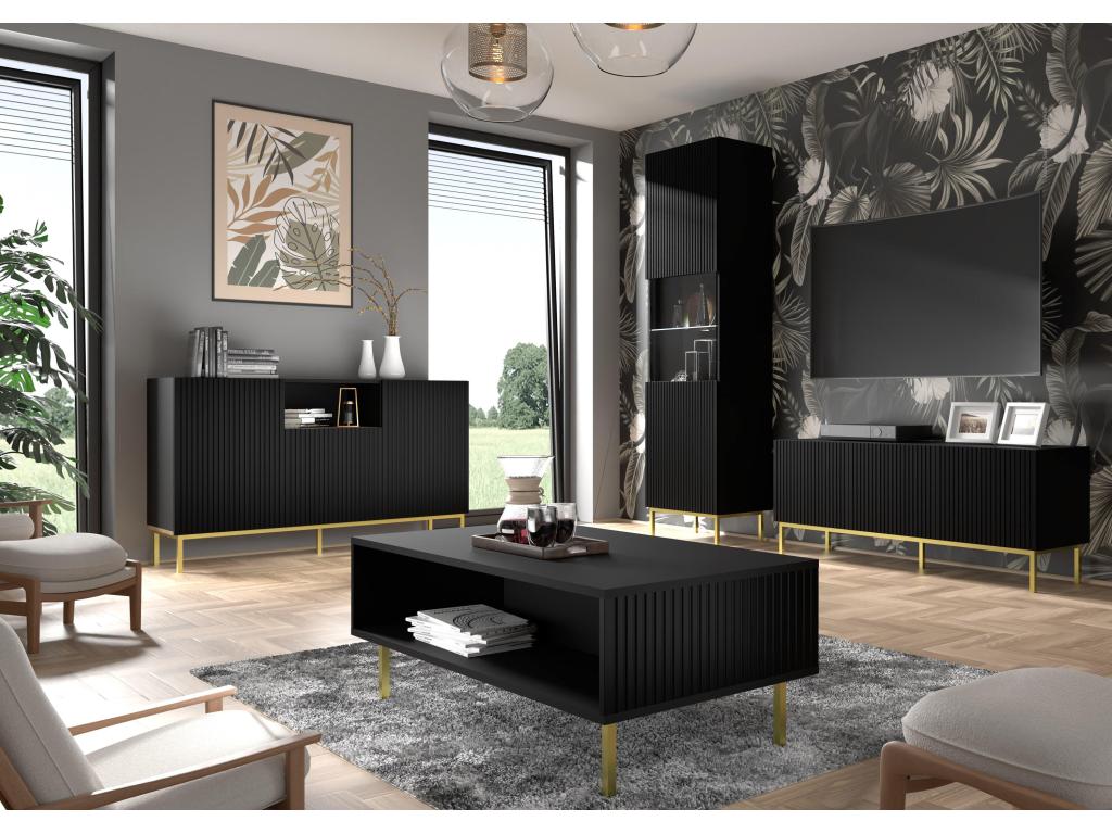 Nidchicshop B SC60 1D Display Case 60x42x217 Black 42193RLAX