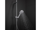 Calmetop Universal chrome thermostatic bath mixer, Calmetop 2-jet shower head pack, flexible hose bar 26288FVXS