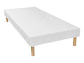 Upholstered decorative bed base 90x190 cm 14 Calmetop multi-ply - White - Calmetop 54898RWWM