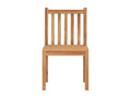 4-piece garden chairs with cushions, solid teak wood, 61127ZUAF