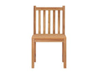 4-piece garden chairs with cushions, solid teak wood, 61127ZUAF