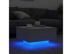 Coffee table with Nidchicshop white LED light, 55x55x31 cm, 75305XMYZ