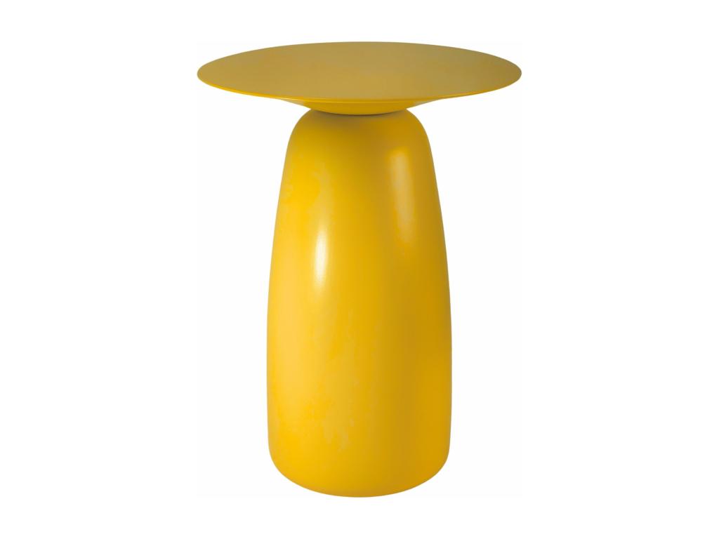 Calmetop Beech Wood Side Table/Nightstand, 44 cm High / Yellow 76606XZHB