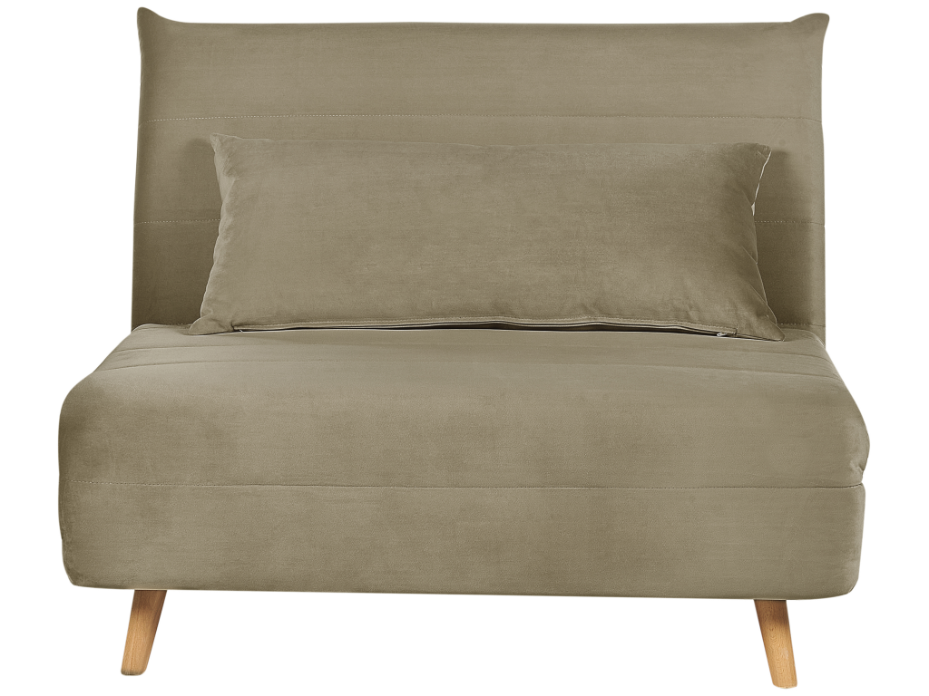 Nidchicshop Olive Green Velvet Sofa Bed 25637NJIF