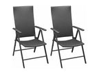 3-Piece Black Garden Dining Set 95455ORFK