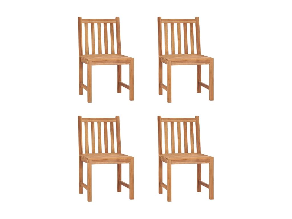 5-Piece Garden Dining Set Solid Teak Wood 23926OQBD