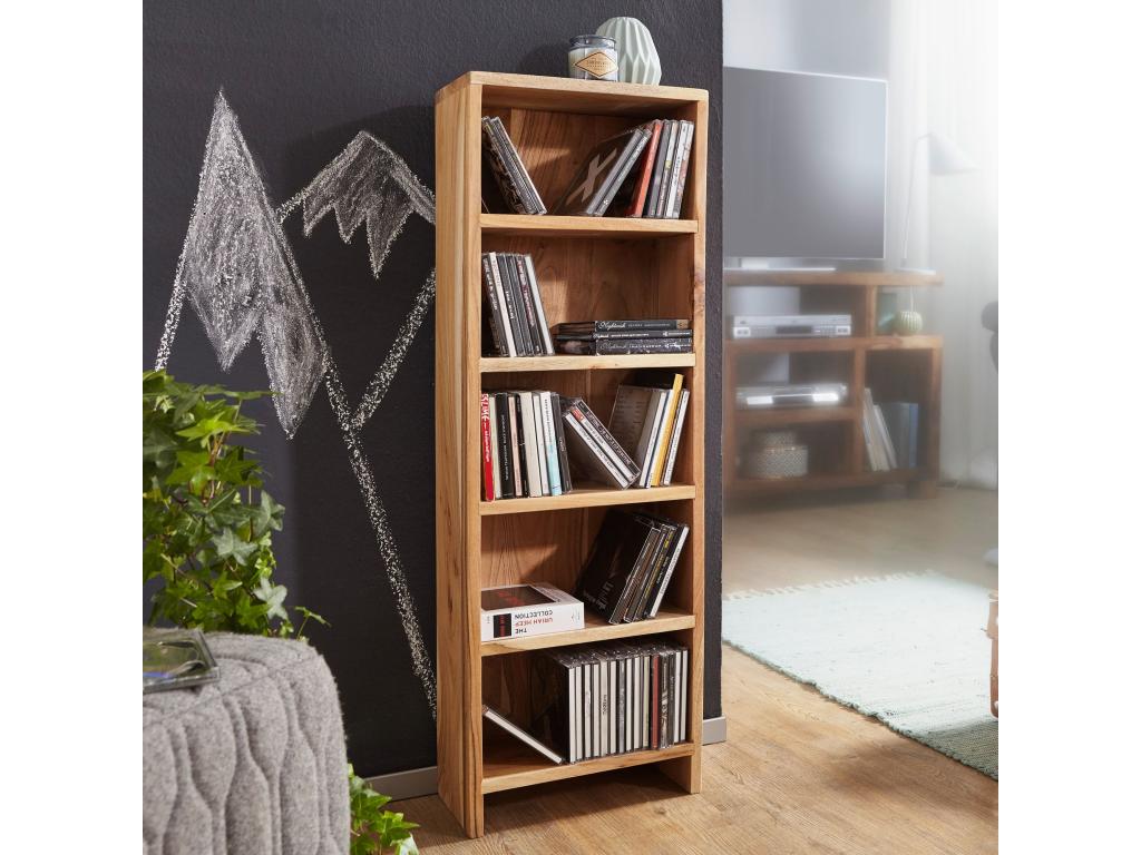 Solid wood CD storage shelf 30x90x17cm Storage unit Shelf 03915JZXO