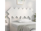 White Headboard 132x3x81 cm Solid Pine Wood 28486NFQD