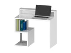 Calmetop 48940IQWA Compact High Desk 100x50x92.5cm with Storage