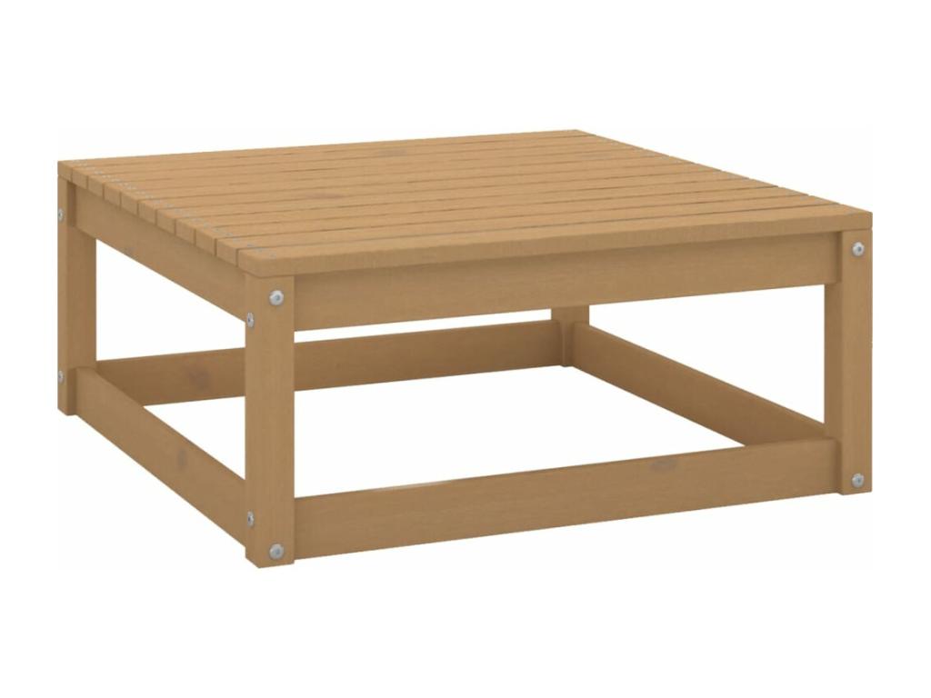 9-piece garden furniture set with cushions, solid pine wood, 73165YXVK