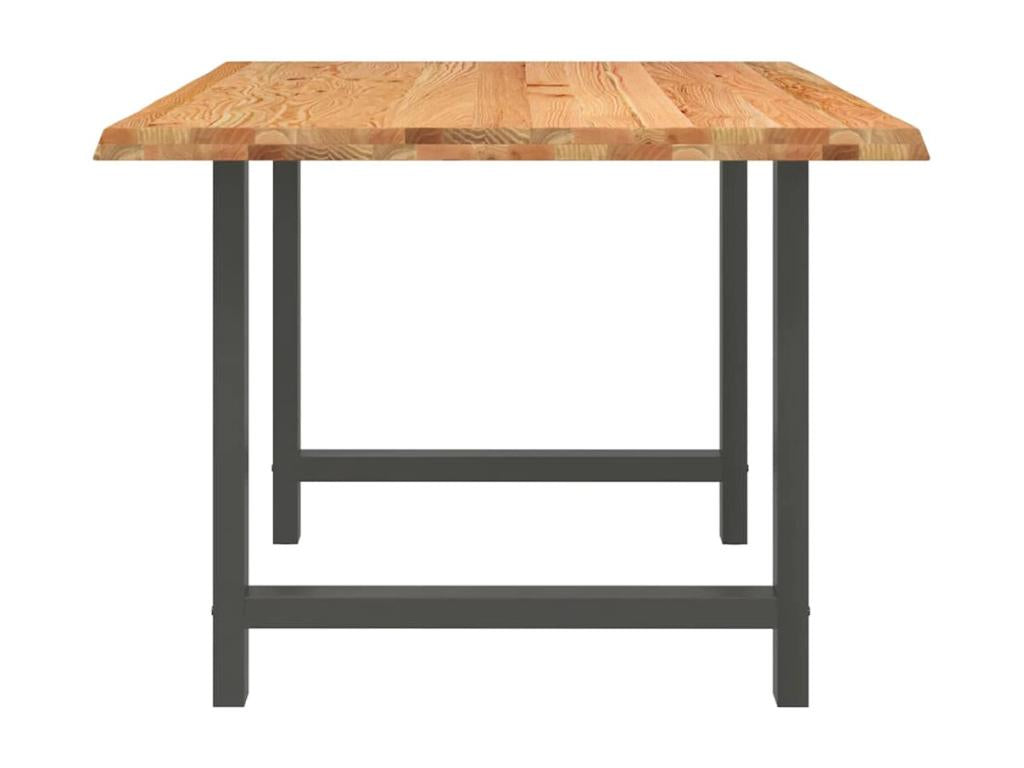 Light brown rectangular solid oak dining table 41051MNTM