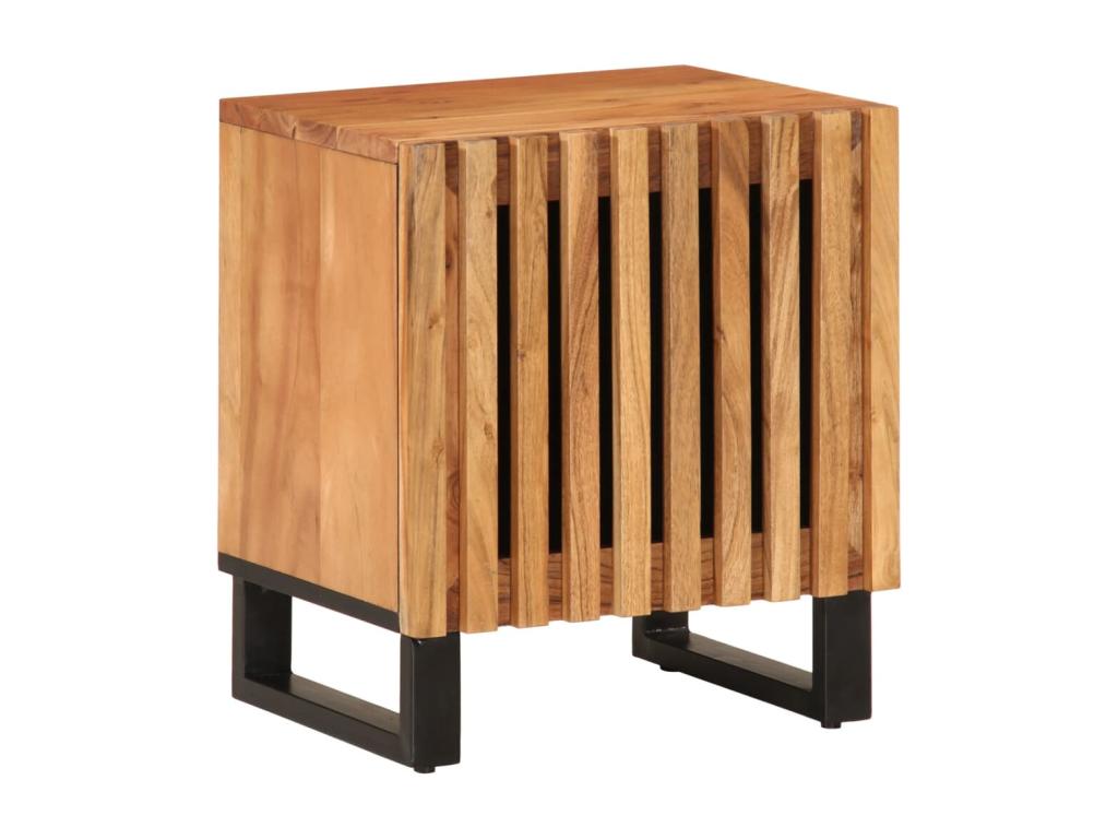 Nidchicshop 2-piece bedside tables, 40x34x46 cm, solid wood, 95129MHGN