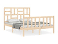 Bed frame without mattress 120x200 cm solid pine wood 89095KKOQ
