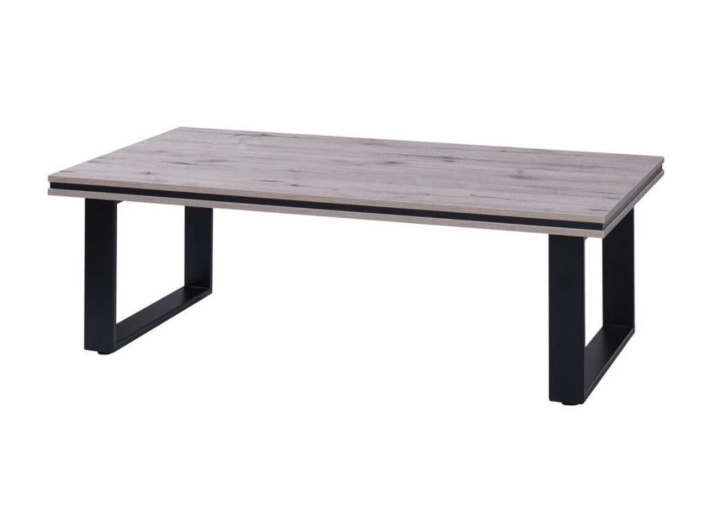 Nidchicshop Coffee Table - Oak Finish - 135x70x45 cm 86164UFLT