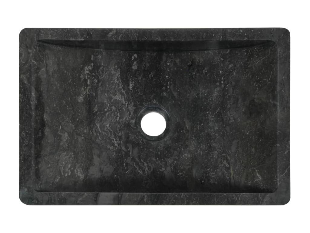 Black washbasin sink 45 x 30 x 12 cm 02 0002554 27185ATYB