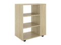 Calmetop Oak Cabinet, 60x35x75 cm, Engineered Wood, 48004BWJN
