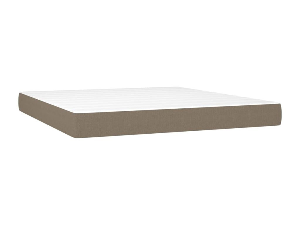 Calmetop bed base, mattress, and LED lighting, 160x200cm, fabric, 76694YBUL
