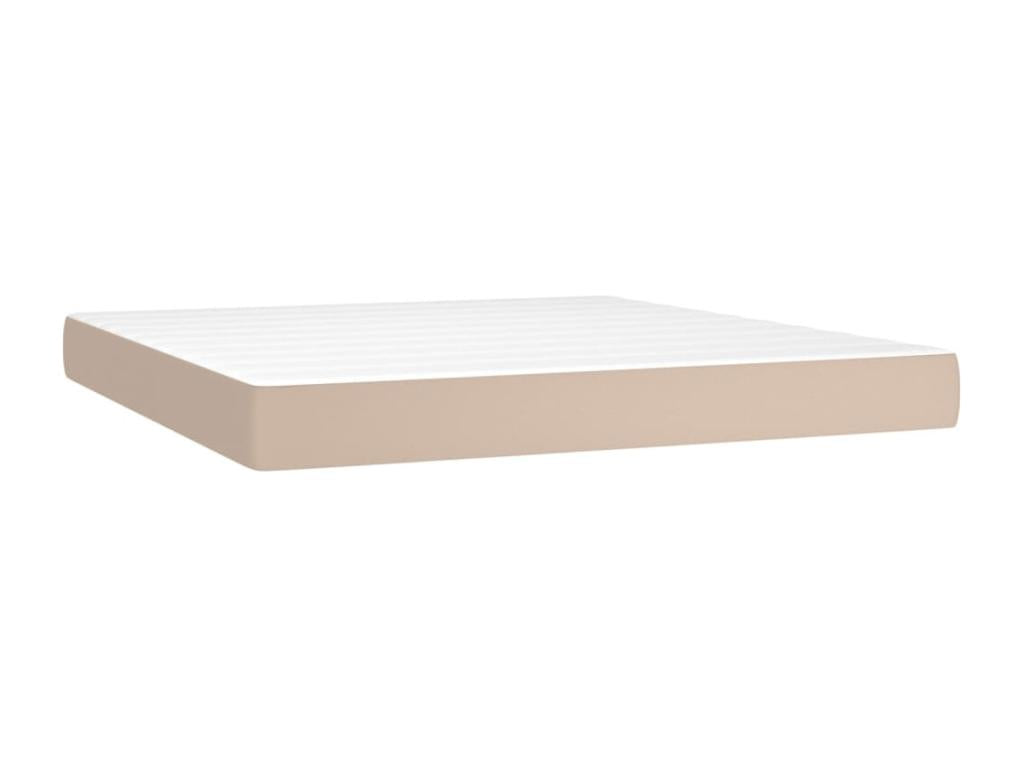 Upholstered divan bed with Cappuccino mattress 160x200 cm 55337LIPH